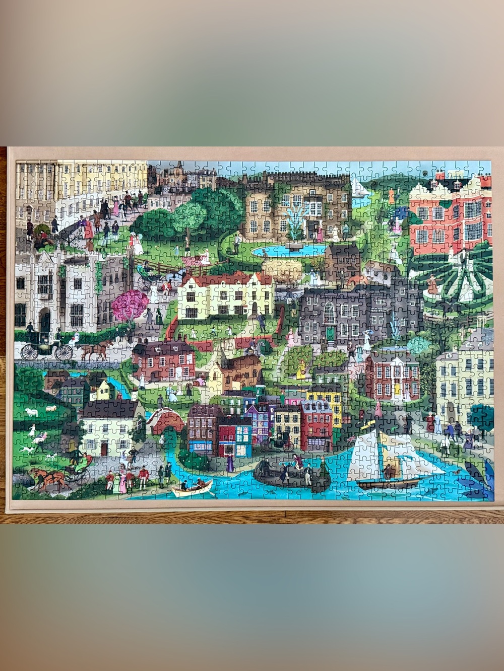 The World of Jane Austen Art Print Puzzle- 1000 Pieces - Picture 3 of 13